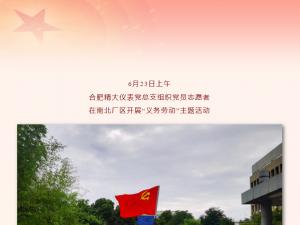 忠誠(chéng)向黨，行動(dòng)踐行——精大黨總支部組織開(kāi)展“義務(wù)